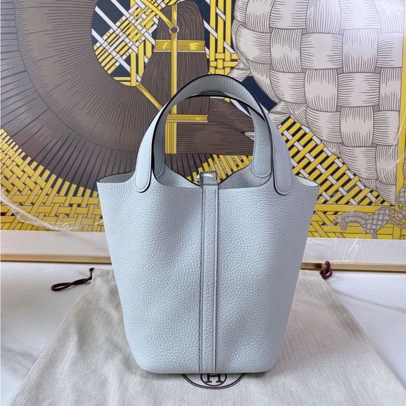 Hermes picotin18 Blue pale - Picture 3 of 5